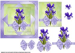 The Iris Plain and Simple Decoupage