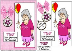 Ethel is a Fab Grandma Quick Card