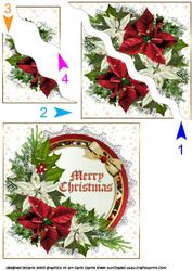 Christmas Flowers Side Stacker
