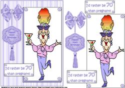 Edna Would Rather Be 70 Quick Card