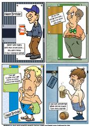 Selection of Four Humourous Toppers for the Men