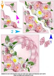 Flowers Butterflies and Pearls Side Stacker