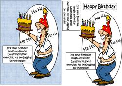 Stan is Laughing on Your Birthday Quick Card