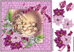 8x8 Pink and Plum Christmas