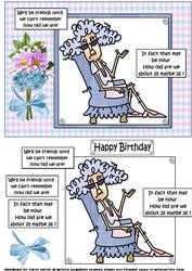 Stella How Old Are We Friend Quick Card