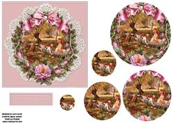 Beautiful Roses Scene Pyramid