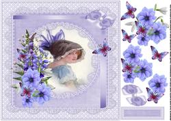 8x8 Lavender Girl