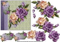 Vintage Roses for Mum Decoupage