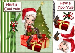 8x8 Cool Yule Chick