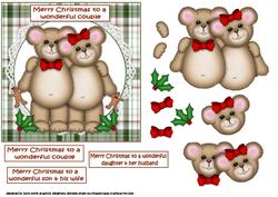 Christmas Bear Couple