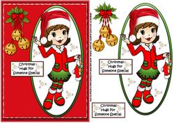Christmas Hugs Quick Card