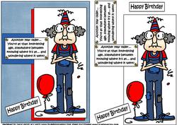 Gus is at an Interesting Age Quick Card
