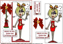 J.j and Christmas Spirit Quick Card