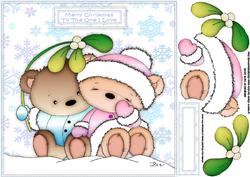 8x8 Mistletoe Kisses for Christmas