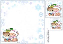 8x8 Mistletoe Kisses for Christmas Insert Plate