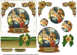 Nativity Christmas Snowglobe
