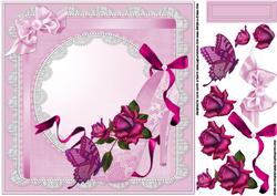 8x8 Twilight Rose Shoe