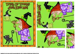 Winnie Witch Says Trick or Treat Pyramid