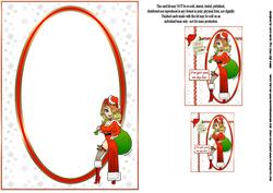 Mrs Claus Has You on Her List Insert Plate