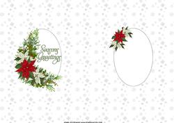White Christmas Decoupage Insert