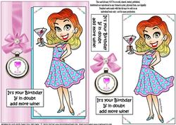 Happy Hour Birthday Quick Card