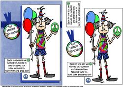 Gus in the 60's Quick Card
