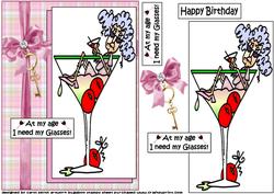 Stella Needs Her Glasses Quick Card