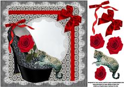 8x8 Leopard Skin Shoes, and Roses