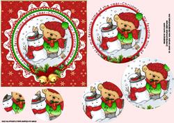 Dressing Snowman Pyramid