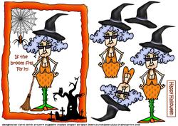 Stella and Her Halloween Broom