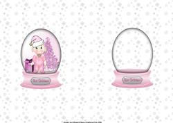 Baby's First Christmas Pink Insert