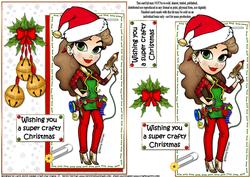 Crafty Christmas Wishes Quick Card