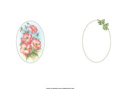Floral Watercolour Green Insert