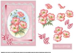 Floral Watercolour Pink Decoupage