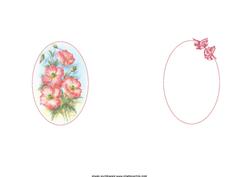 Floral Watercolour Pink Insert