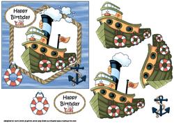 Tug Boat Birthday Wishes 1