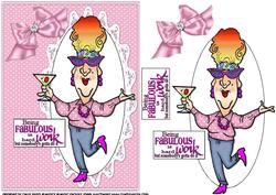 Edna Works Hard Quick Card
