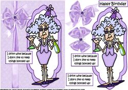 Stella Don't Bottle Things Up Quick Card