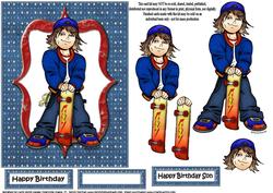 Ryder Cole and His Skateboard