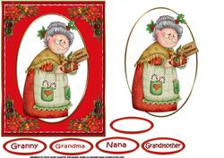 Merry Christmas Gramdma Quick Card