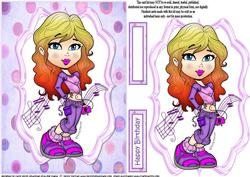 Birthday Diva Quick Card