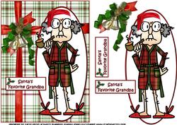 Gus is Santa's Favorite Grandpa Quick Card