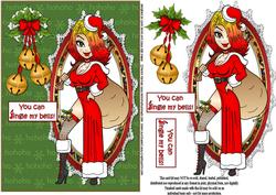 Mrs Claus and Her Jingle Bells Quick Card