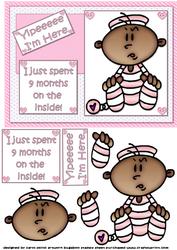 Yipeee I'm Here New Baby Girl Ethnic