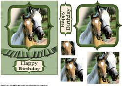 A Mare and Her Foal Pyramid Green