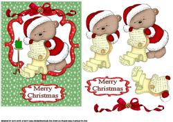 Santa Teddy with His List