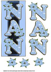 Christmas Nan Dl Topper