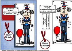 Gus Know the Rules for Aging Quick Card