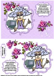 Stella is Thankfull for Facebook Quick Card