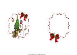 The Jolly Snowman Insert